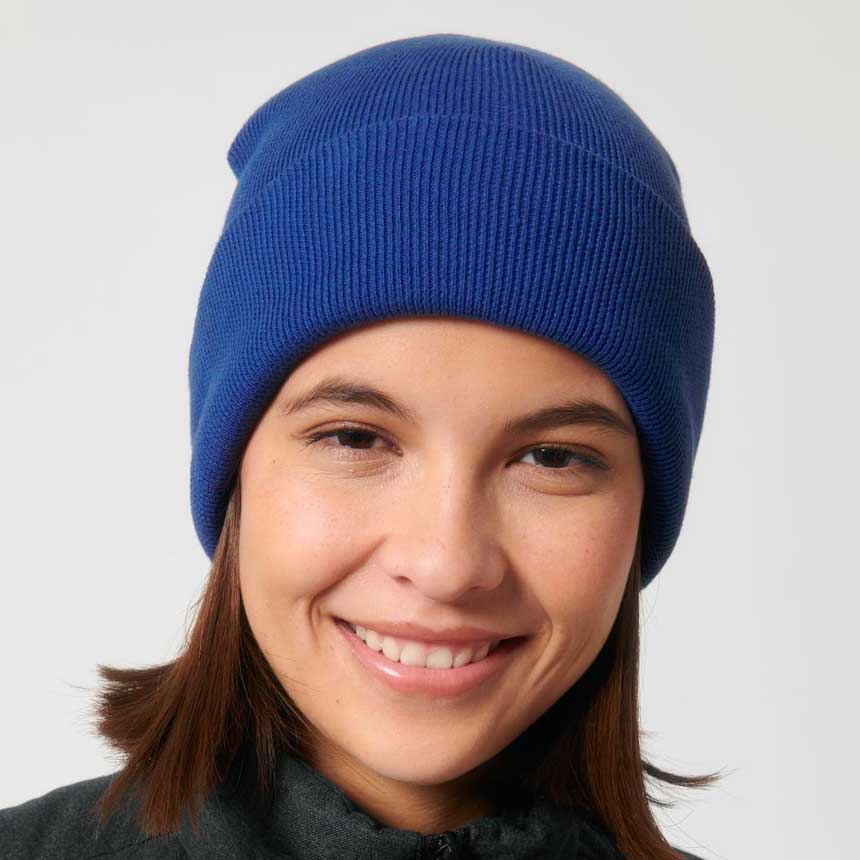 STAU772-Плетена Шапка Rib Beanie